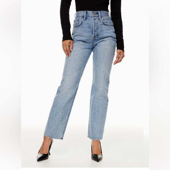 Denim Forum 90s boyfriend High Rise straight leg Jeans 26 - Picture 1 of 11